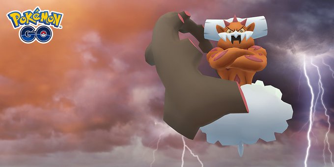 Therian Forme Landorus and Shiny Therian Forme Landorus that know the new move Sandsear Storm now available in five-star raids in Pokémon GO until January 31