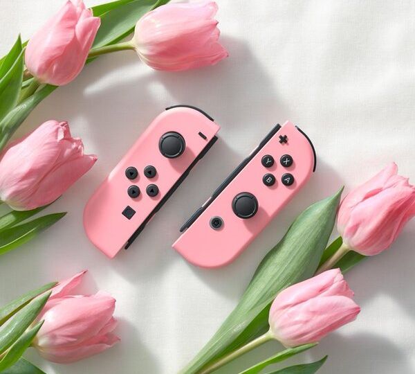 New set of pastel pink Nintendo Switch Joy-Con controllers will be available at select retailers and My Nintendo Store for a limited time with the release of Princess Peach: Showtime!
