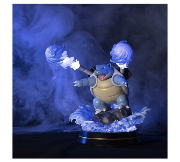 New Blastoise Drenching Waters Figure by First 4 Figures, restocked Poké Ball replicas, pins and more available now at the Pokémon Center