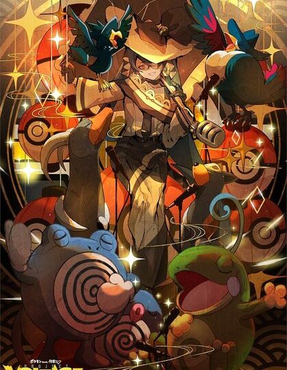 New Pokémon feat. Hatsune Miku Project Voltage artwork unveiled: “Boss’ Voice” by Shie Nanahara