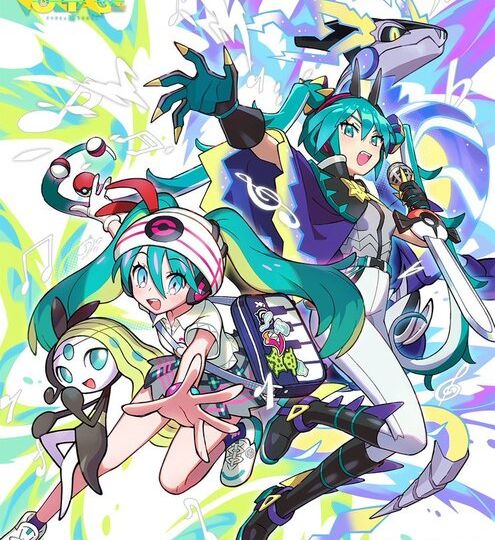 New Pokémon feat. Hatsune Miku Project Voltage artwork unveiled: Miku’s Melody by Naoki Saito