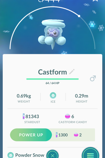 Pokémon Spotlight Hour with Castform, Shiny Castform and 2x Catch XP available in Pokémon GO tomorrow, January 2, from 6 p.m. to 7 p.m. local time