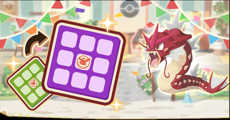 Shiny Gyarados now available in Pokémon Café ReMix via Event Bingo card