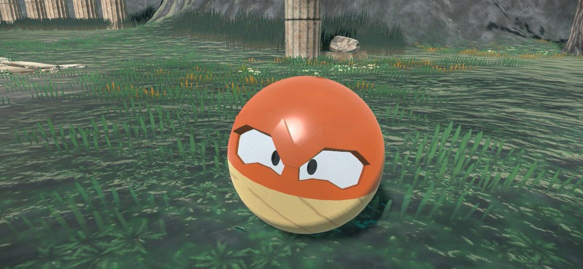 Pokémon GIF: Spending time with Hisuian Voltorb is a blast