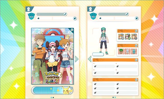 Everything you need to know about the new Profile feature in Pokémon Masters EX