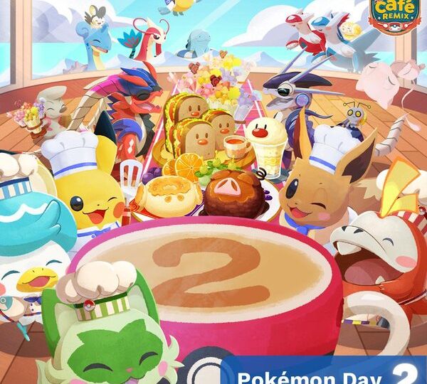 Official Pokémon Day 2024 countdown continues with special illustration featuring Pokémon Café ReMix