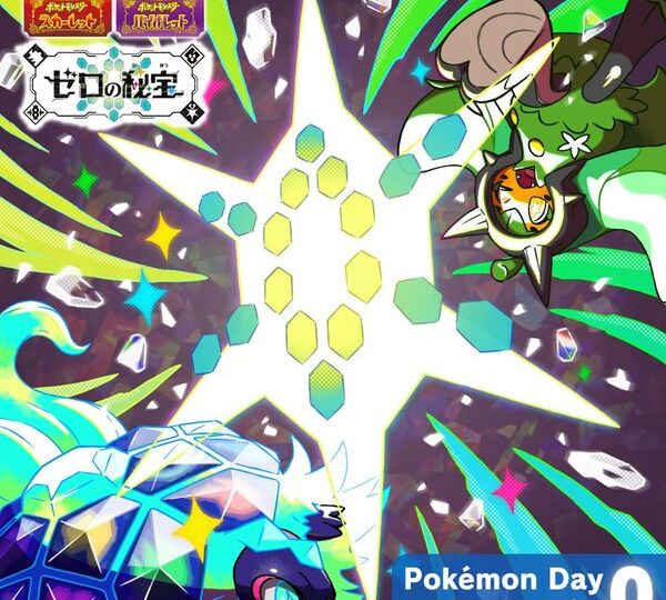 Official Pokémon Day 2024 countdown ends with special new illustration featuring Pokémon Scarlet and Violet The Hidden Treasure of Area Zero