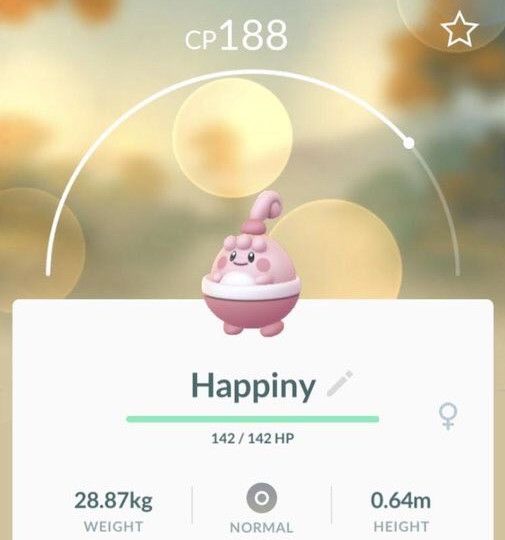 Chansey Pokémon GO Community Day now underway in the Americas and Greenland from 2 p.m. to 5 p.m. local time, Happiny and Shiny Happiny have a chance of hatching from 2 km Eggs obtained during the event