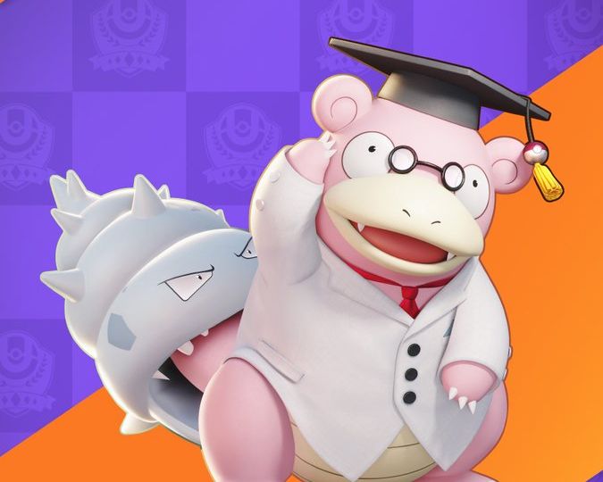 New Porcelain Style Holowear for Slowbro now available in Pokémon UNITE