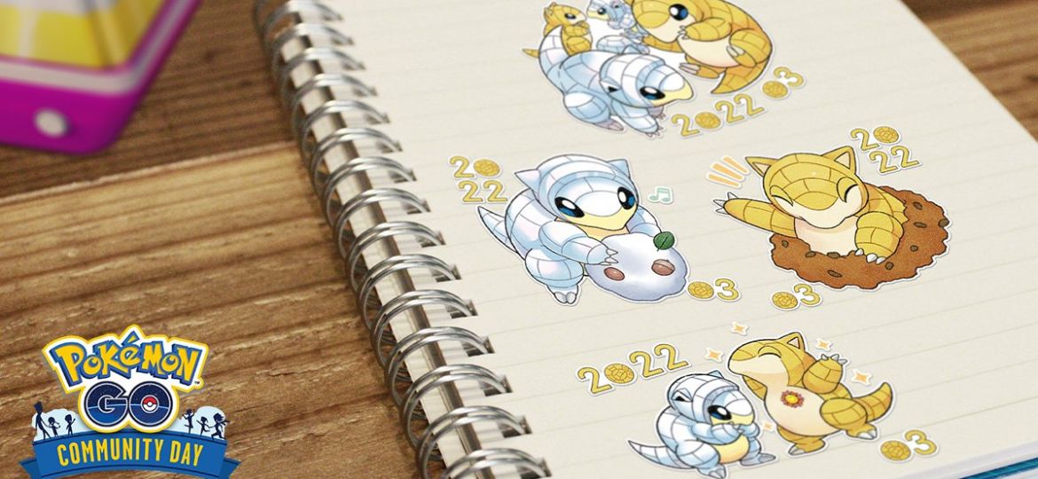 Pokémon Spotlight Hour with Sandshrew, Shiny Sandshrew, Alolan Sandshrew, Shiny Alolan Sandshrew and 2x Transfer Candy + % Transfer Rare Candy XL available in Pokémon GO today, February 27, from 6 p.m. to 7 p.m. local time