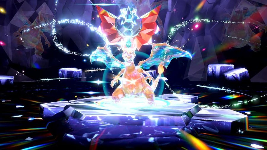 Dragon–Tera Type Charizard with the Mightiest Mark now appearing at 7-star Tera Raid Battles in Pokémon Scarlet and Violet until March 17 at 4:59 p.m. PDT, full event details revealed