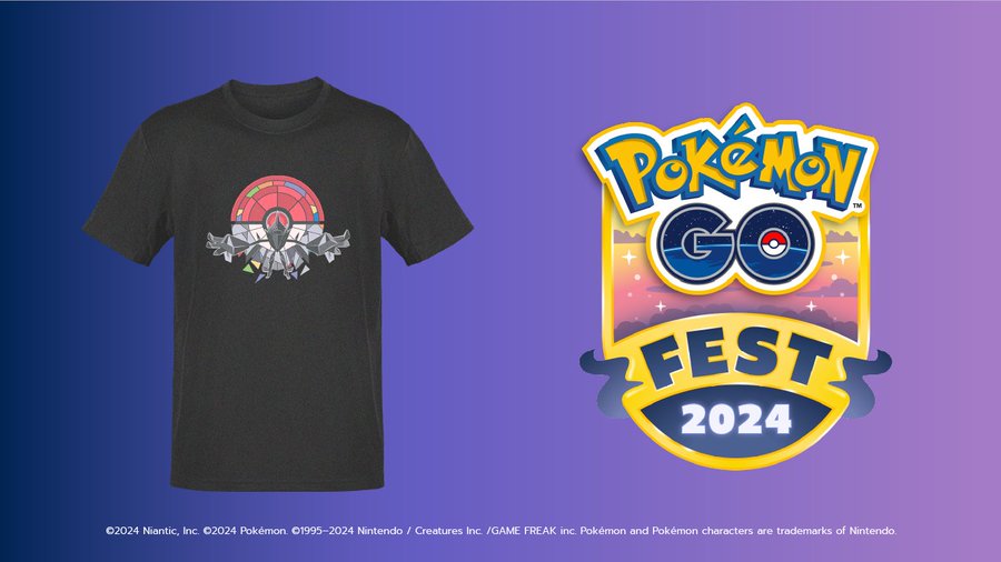 Pokémon GO players who preorder the event-exclusive Pokémon GO Fest 2024 T-shirt will also receive a code for a matching in-game avatar item
