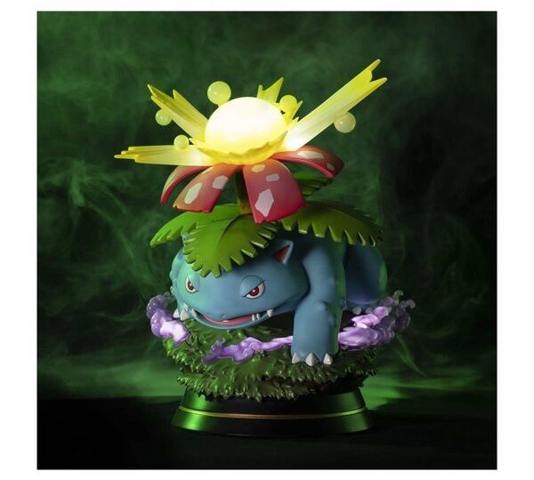 New Venusaur Charging Light Figure by First 4 Figures, All-Time Favorites Wall Art and more available now at the Pokémon Center