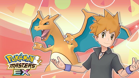 Limited times daily! Blue Mix Scout featuring Blue (Classic) & Charizard as a new sync pair now underway in Pokémon Masters EX