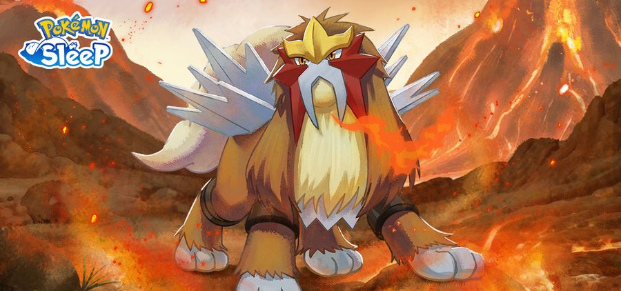 Pokémon Sleep Entei Research event now underway until June 3 at 3:59 a.m. local time, Entei now available near Greengrass Isle and it’s now possible to encounter it during sleep research