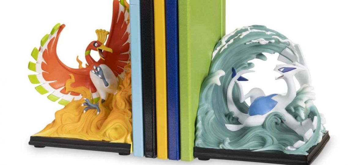 New Ho-Oh and Lugia bookends available now at the Pokémon Center, posters from the Pokémon Region Maps and Pokémon Researcher collections are back in stock