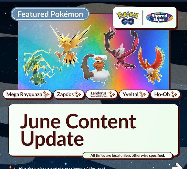 Niantic reveals all major featured Pokémon, five-star raids, Mega Raids, Shadow Raids, in-game events, Raid Hours and Spotlight Hours coming to Pokémon GO in June 2024