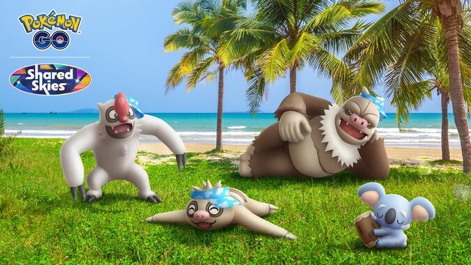 Full details revealed for the Pokémon GO Slumbering Sands event, which runs from June 7 to June 12 and marks the debuts of Slakoth, Vigoroth and Slaking wearing visors