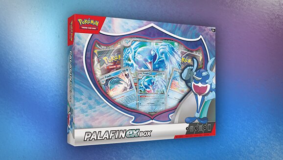 Full content details and release date revealed for the new Pokémon TCG: Palafin ex Box