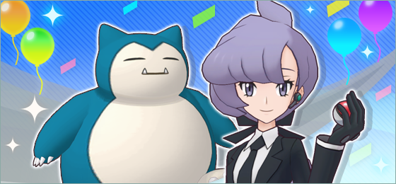 New Triple Feature Poké Fair Scout featuring Red & Snorlax, Anabel & Snorlax, and Elaine & Eevee now available in Pokémon Masters EX, full event details revealed