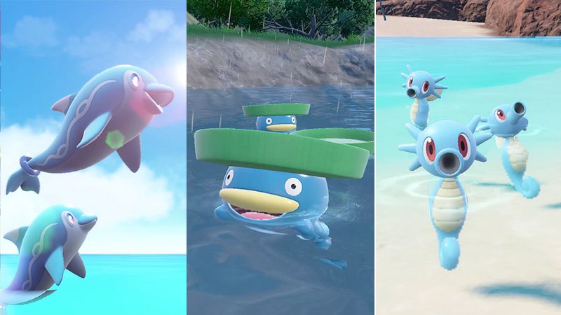 New Pokémon Scarlet and Violet Mass Outbreak event featuring Finizen, Lotad and Horsea now underway until June 9 at 4:59 p.m. PDT, full event details revealed
