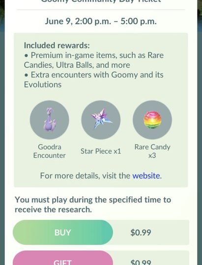Goomy Community Day Ticket now available to purchase for June Pokémon GO Community Day