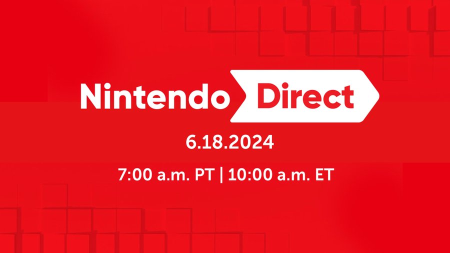 New Nintendo Direct will be released tomorrow, June 18, at 7 a.m. PT featuring a 40-minute livestream focused on Nintendo Switch games coming in the second half of 2024, there will be no mention of the Nintendo Switch successor