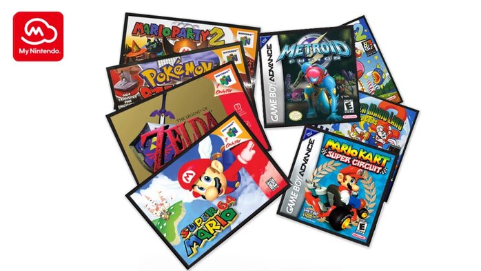 This set of eight colorful postcards featuring cover art from classic Game Boy, Game Boy Advance and Nintendo 64 games including Pokémon Stadium now available as a new My Nintendo reward
