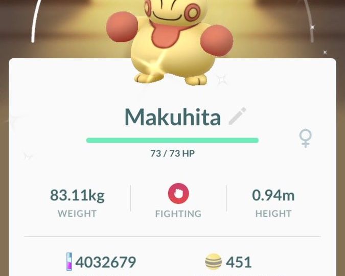 Pokémon Spotlight Hour with Makuhita, Shiny Makuhita and 2x Catch Candy available in Pokémon GO today, June 4, from 6 p.m. to 7 p.m. local time