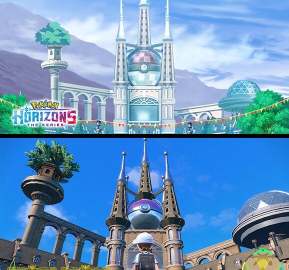 The Pokémon Company reveals picturesque perspectives of Paldea across Pokémon Horizons: The Series and the Pokémon Scarlet and Violet video games