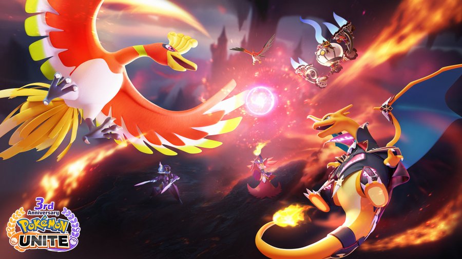The Pokémon UNITE 3rd Anniversary is here featuring Ho-Oh joining the fray, returning quick battle, celebration events and more