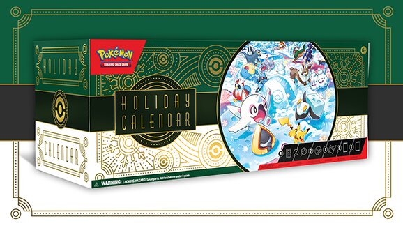 Full content details revealed for the new Pokémon TCG: Holiday Calendar, which is now available in the Pokémon Center and where Pokémon TCG products are sold