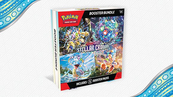 Full content details revealed for the new Pokémon TCG: Scarlet & Violet—Stellar Crown Booster Bundle, which is now available at the Pokémon Center and where Pokémon TCG products are sold