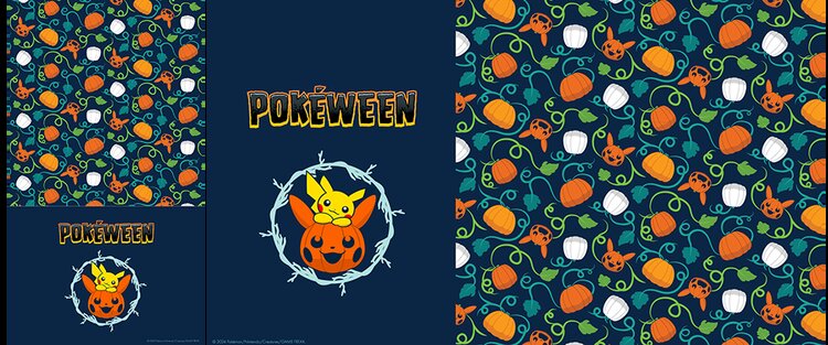 Celebrate Halloween and Pokéween in Pokémon Scarlet and Violet, Pokémon UNITE, Pokémon Café ReMix and more, new Happy Pokéween! wallpaper available now for 50 Platinum Points as a My Nintendo reward