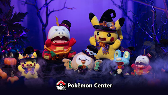 New Halloween-themed bundles, pins and more now available at the official Pokémon Center to celebrate Pokéween