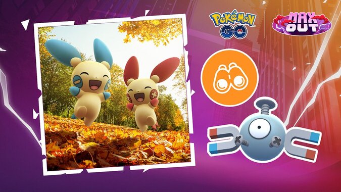 Pokémon GO Magnetic Study event now underway until October 17 at 11:59 p.m. local time featuring increased chance to encounter Shiny Magnemite, Shiny Plusle, Shiny Minun and more