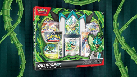 Full content details and release date revealed for the new Pokémon TCG: Ogerpon ex Premium Collection