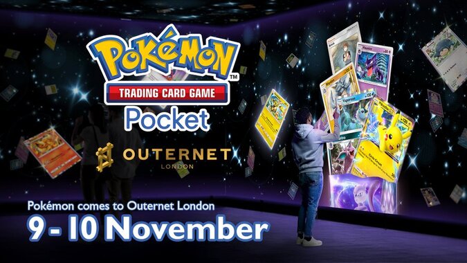 The Pokémon Company will celebrate the launch of Pokémon TCG Pocket with an interactive experience in Outernet London in the UK on November 9 and 10