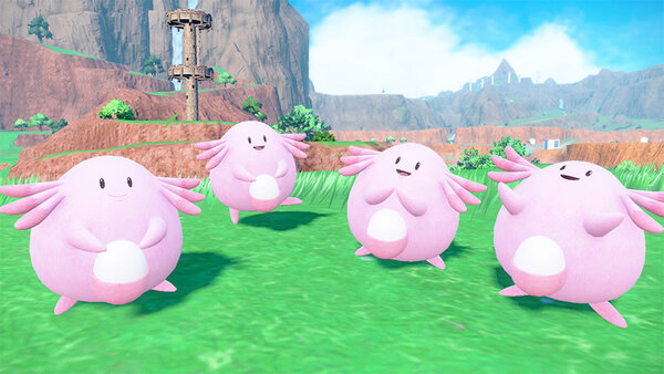 Chansey will be appearing in mass outbreaks throughout Paldea in Pokémon Scarlet and Violet from November 29 at 00:00 UTC to January 5 at 23:59 UTC, full event details revealed