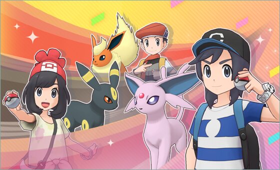 New Eevee Day Celebration! Super Spotlight Variety Scout featuring Elio & Espeon, Selene & Umbreon, Lucas & Flareon, Kris & Jolteon, and Lyra & Vaporeon now underway in Pokémon Masters EX until December 5