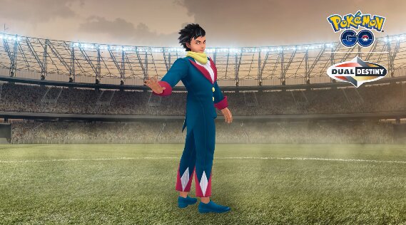 Grimsley avatar items and pose revealed as new rewards you can get in Pokémon GO during GO Battle League: Dual Destiny