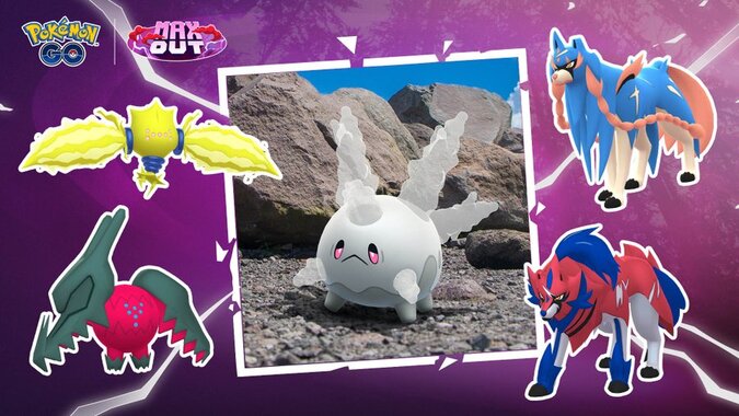 Galarian Corsola, Shiny Regieleki and Shiny Regidrago make their Pokémon GO debuts during the Max Out Finale event, which is now underway worldwide until December 1 at 8 p.m. local time