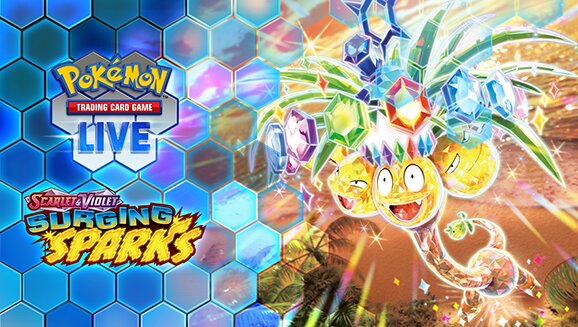 Pokémon TCG: Scarlet & Violet—Surging Sparks now officially playable in Pokémon TCG Live