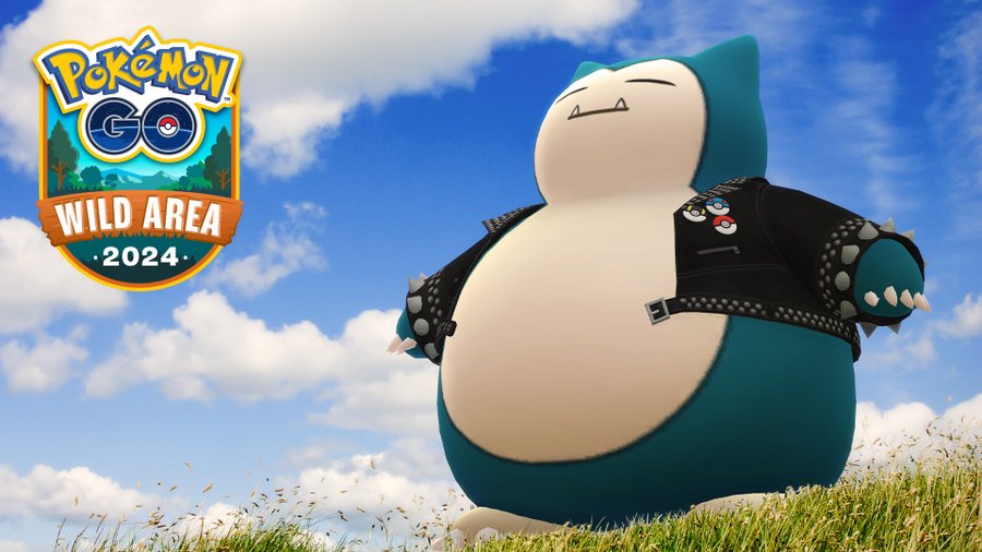 Snorlax and Shiny Snorlax wearing a studded jacket now available globally in Pokémon GO during GO Wild Area: Global