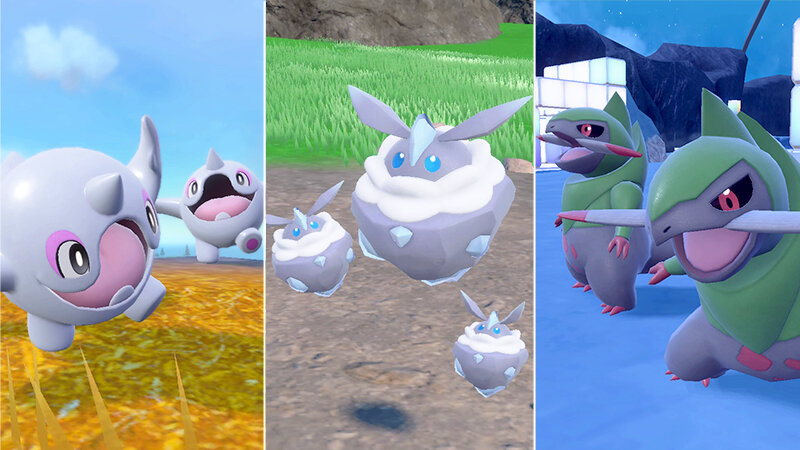 New mass outbreak event featuring Cetoddle in Paldea, Carbink in Kitakami and Fraxure in the Terarium at Blueberry Academy will take place in Pokémon Scarlet and Violet from December 20 to January 5, full event details revealed