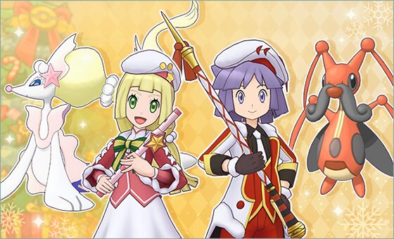 Story Event Joyful Music with Everyone featuring Lillie (Holiday 2024) & Shiny Primarina and Bugsy (Holiday 2024) & Kricketune as new sync pairs now underway in Pokémon Masters EX