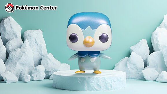 New Piplup Pearlescent Pop! Figure by Funko now available at the official Pokémon Center