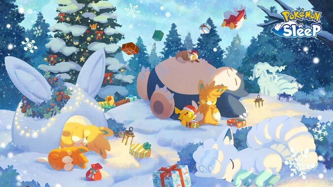 Full details revealed for the Pokémon Sleep Holiday 2024 — Double Dream Shard Research event, which runs from December 23-30 and marks the debuts of Alolan Vulpix, Alolan Ninetales, Pawmi, Pawmo, Pawmot, Eevee wearing a red hat and more
