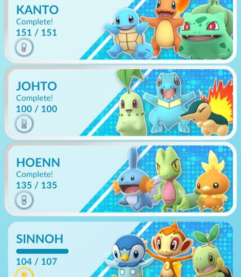 New and improved Pokédex layout now available in Pokémon GO