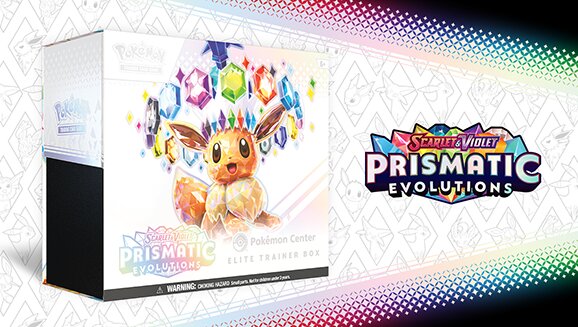Full content details revealed for the new Pokémon TCG: Scarlet & Violet—Prismatic Evolutions Pokémon Center Elite Trainer Box, which is now available only at Pokémon Center